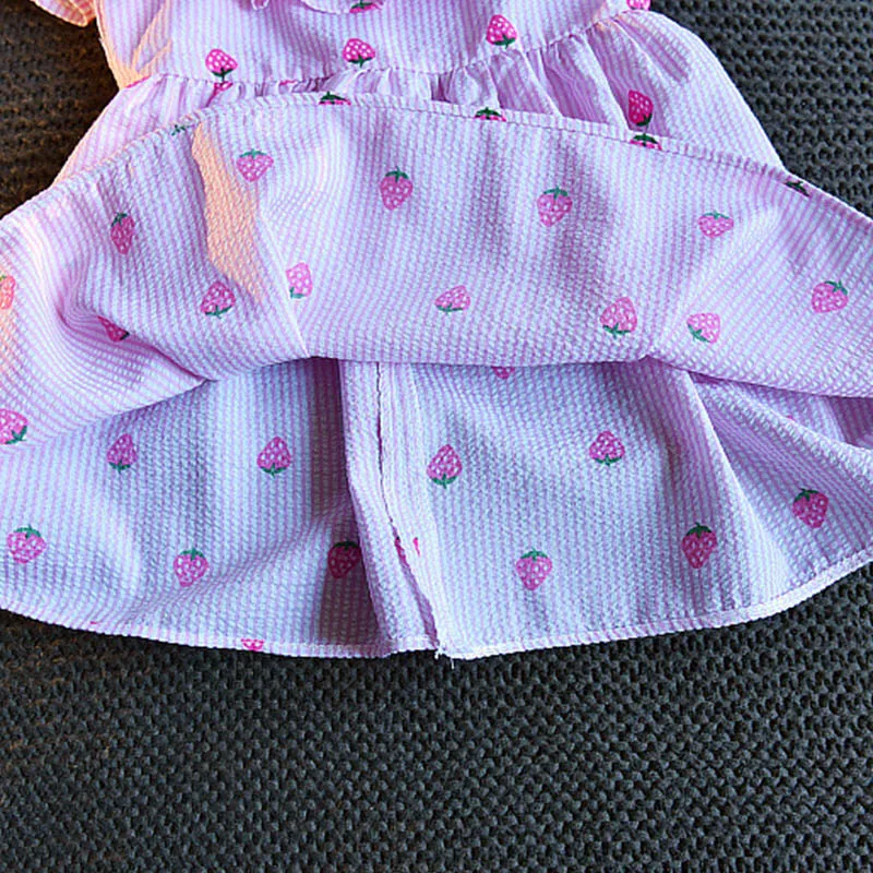 Toddler Girl Summer Dresses Striped Princess Girls Children Clothing Kids For With Headband 2019 | Детская одежда и обувь