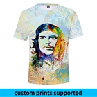 Che Guevaraмодная футболка с 3D принтом для женщин и мужчин, летняя футболка с коротким рукавом 2018, Повседневная стильная футболка, модная уличная футболка на заказ