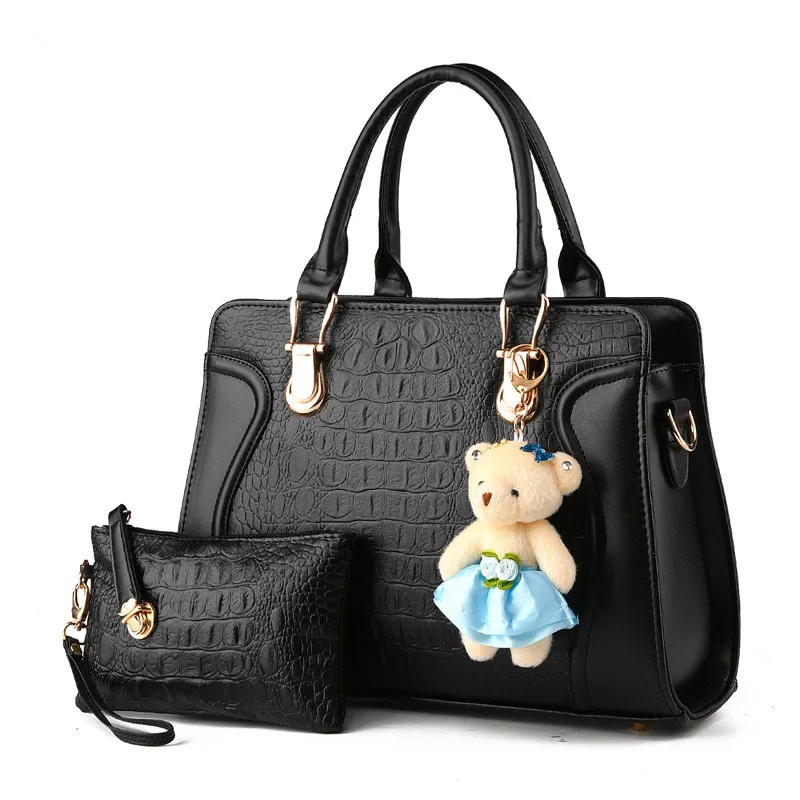 3D крокодиловая женская сумка высокого качества из искусственной кожи с узором