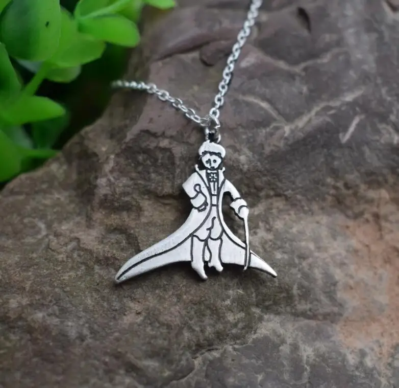 Маленький принц любовь роза ожерелье платье подвеска с принтом розы задняя