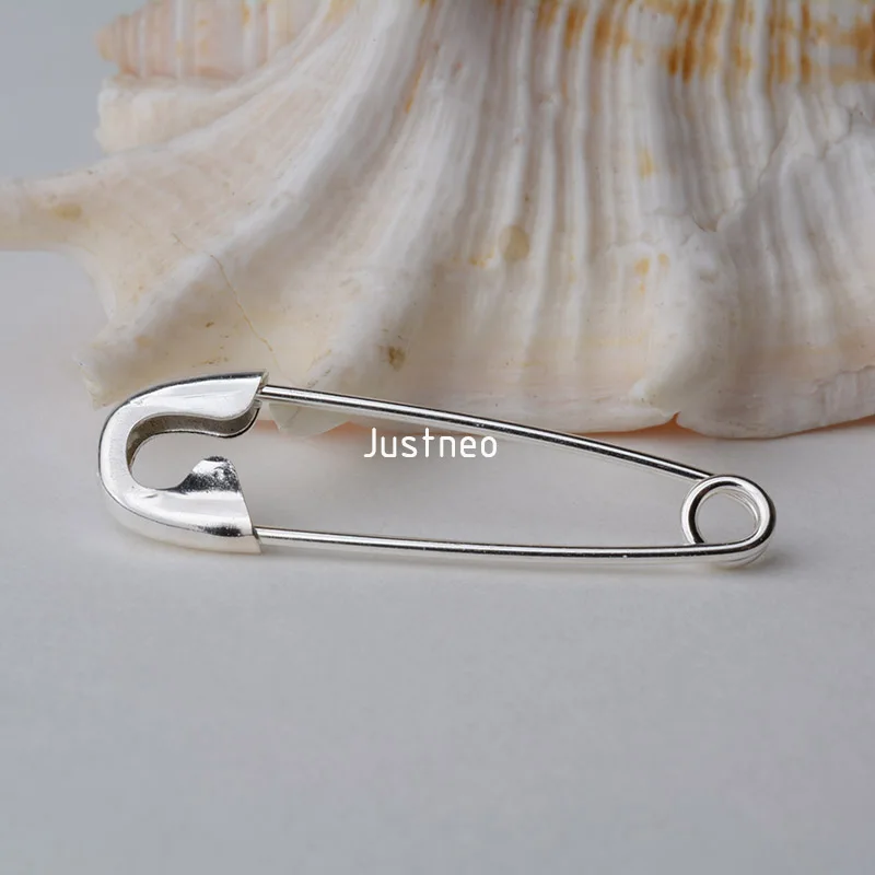 Булавка для шали из серебра 925 пробы заколка на шарф