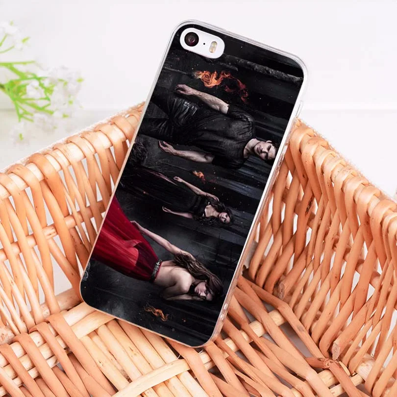 Прозрачный мягкий чехол для телефона MaiYaCa The-Vampire-Diaries из ТПУ iPhone 8 7 6 6S Plus X 5 5S SE 11pro max