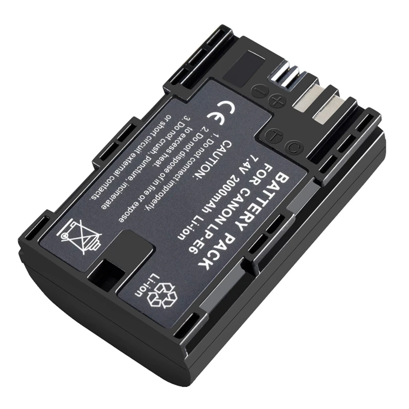ABGN Hot-LP-E6 LP E6 LP-E6N Battery Japan Sanyo Cell+Led Dual USB Charger For Canon EOS 6D 7D 5DS 5DSR 5D Mark II 60D 60Da | Электроника