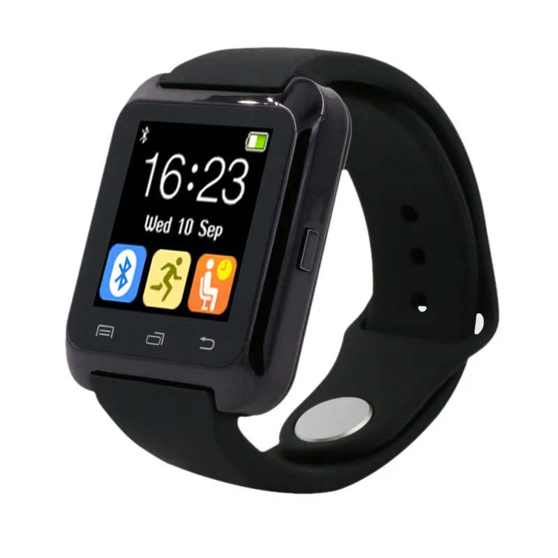 SmartWatch Bluetooth Smart часы U80 для iPhone IOS Android смартфон Носите Носимых устройств smartwach PK U8
