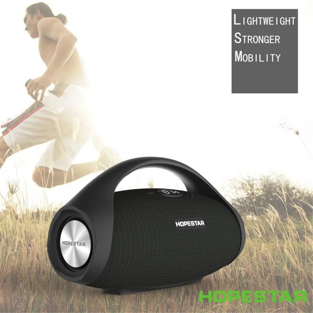 HOPESTAR H32 регби Bluetooth динамик портативный стерео Саундбар бас водонепроницаемый открытый беспроводной динамик сабвуфер TF USB