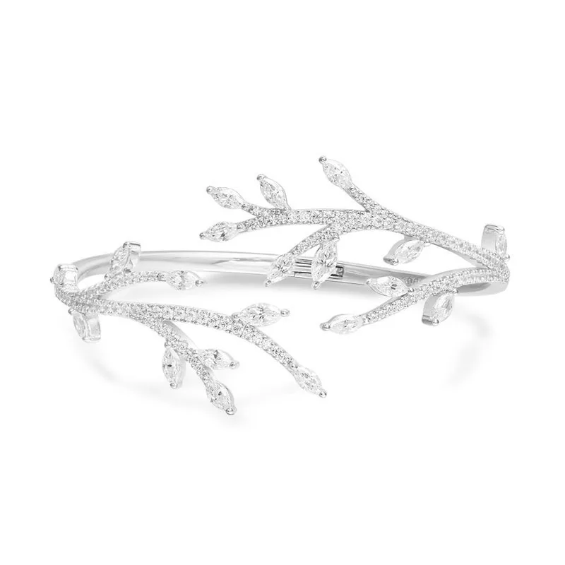 SLJELY Май серия из стерлингового серебра 925 пробы фестиваль листьев открытые