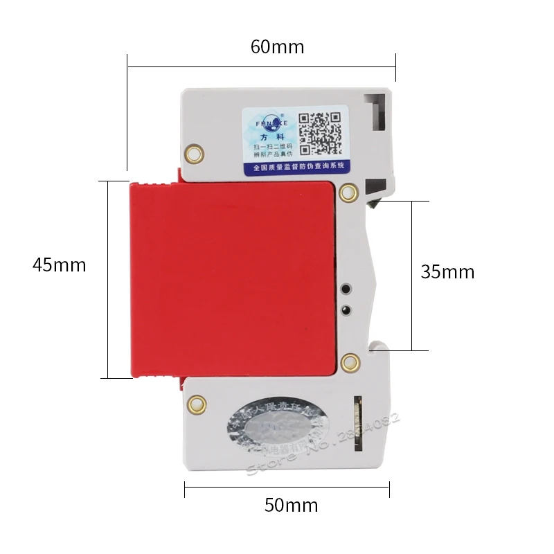 385V 40KA ~ 80KA 1 P pole SPD House Защита от перенапряжения защитное Низковольтное устройство