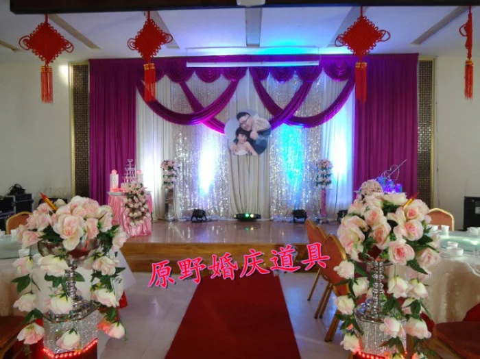 

New Design Wedding Backdrop \ Stage Curtain
