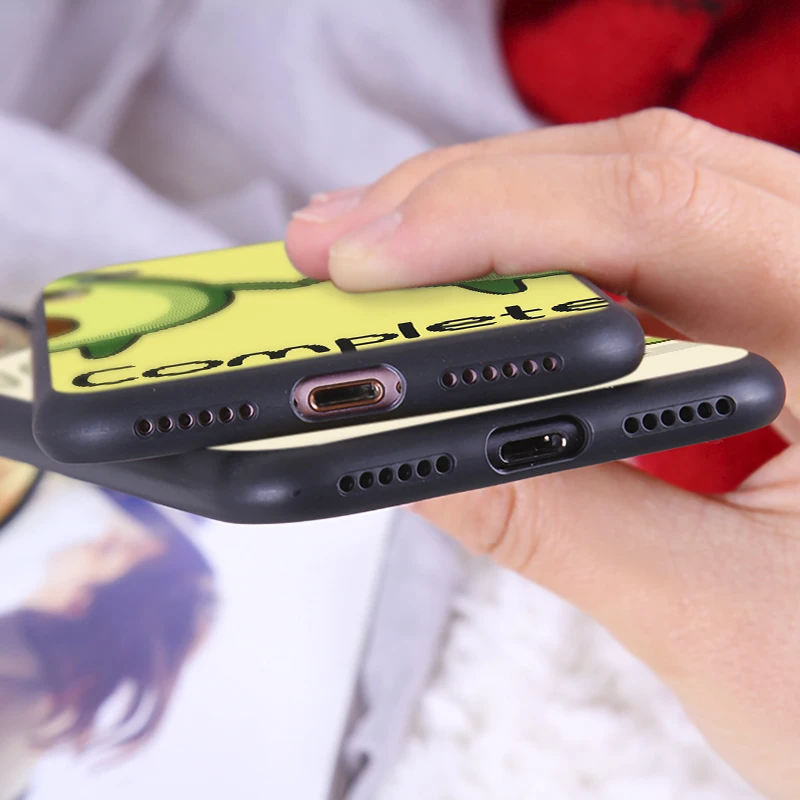 Чехол для телефона авокадо iphone7 8 Plus свежий летний роскошный мягкий силиконовый