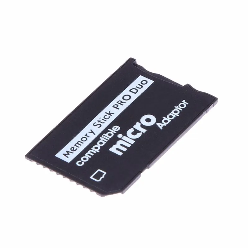 Новая Мини карта памяти Pro Duo кардридер Micro SD TF для MS адаптер для psp конвертер Черный