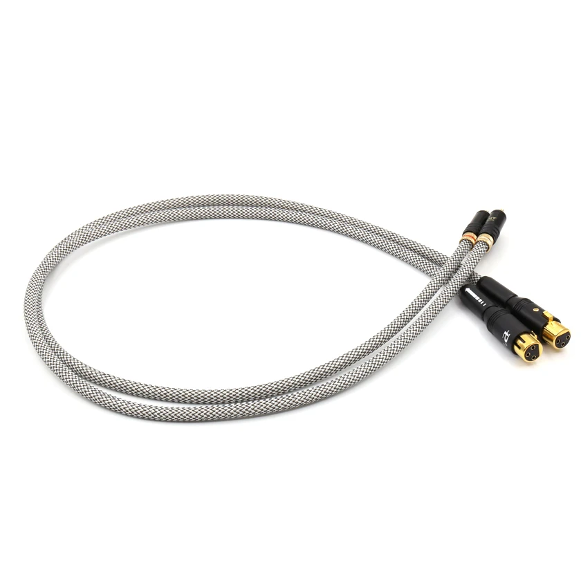 Бесплатная доставка QED Подпись HIFI аудио соединительный кабель с RCA для paillice