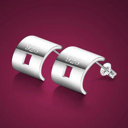 Модный стиль! Круглые Женские серьги нити из стерлингового серебра 925 пробы