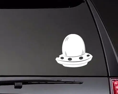 Высокие инопланетяне космический корабль наклейки Наклейка на окно или дверь