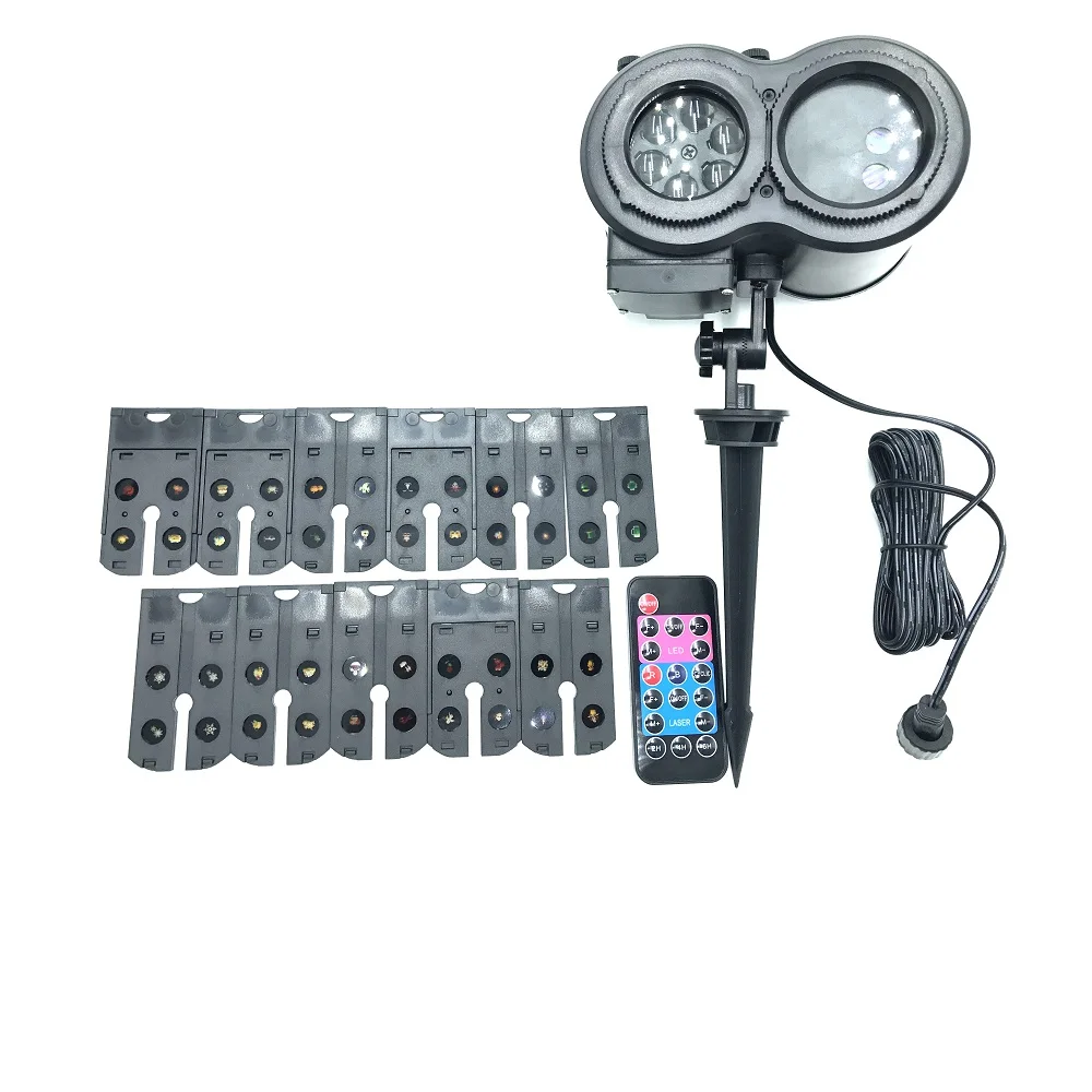 Абсолютно Новый 12 узоров светодиодный Рождественский проектор