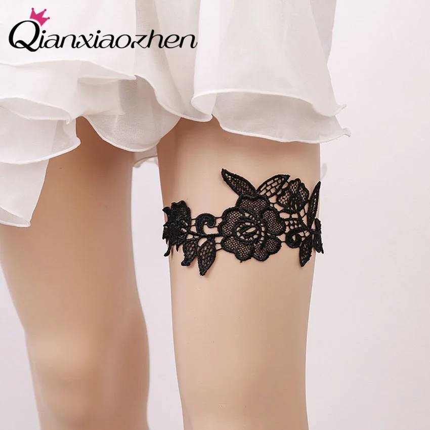 

Qianxiaozhen Lace Leg Wedding Garter Bridal Garters Wedding Accessories Wedding Supply Garters Decorations