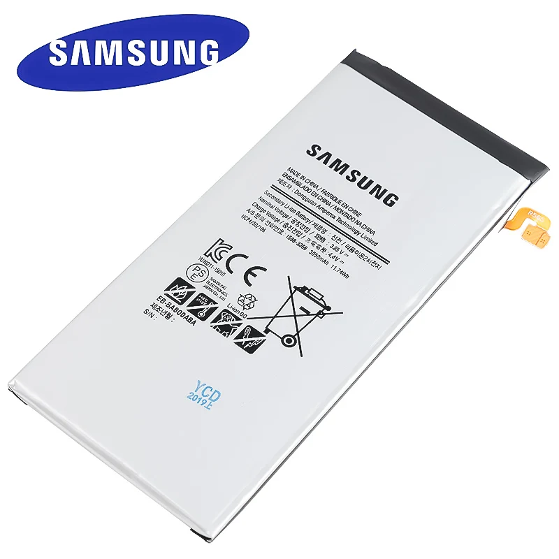 EB BA800ABE оригинальный сменный аккумулятор для samsung GALAXY A8 2015 A8000 A800F A800S A800YZ подлинный