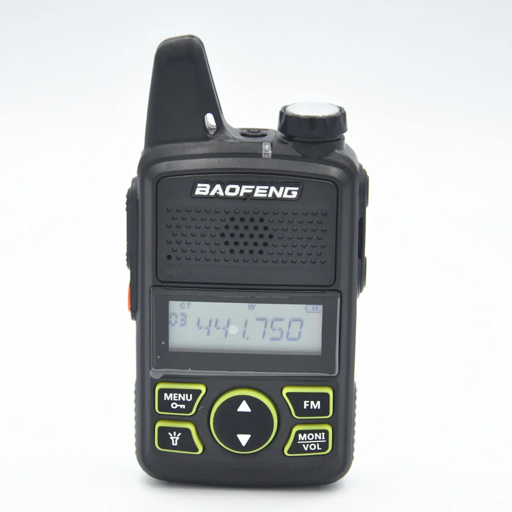 10 шт. новый дизайн BaoFeng мини BF T1 UHF 400 470 МГц Ручной двухсторонний радио/рация