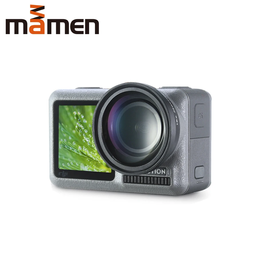 Макрообъектив MAMEN 15X для камеры Dji Osmo Action HD 4K оптическое стекло внешний объектив