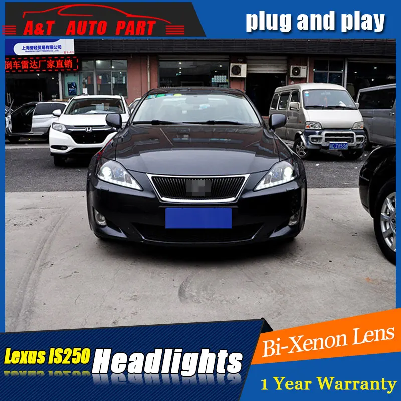 Автомобильный Стайлинг Новый светодиодный налобный фонарь для Lexus IS250 фары 2006 2012