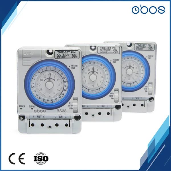 2 pcs free shipping 220V din rail timer mechanical with 96 times on /off per day minimum setting unit 15 mins | Инструменты