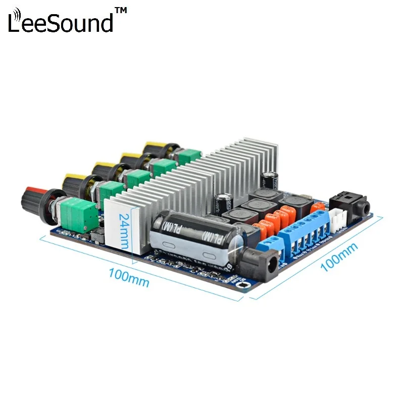 Плата усилителя сабвуфера LeeSound TPA3116 2 1 канал высокая мощность Bluetooth 4 плата