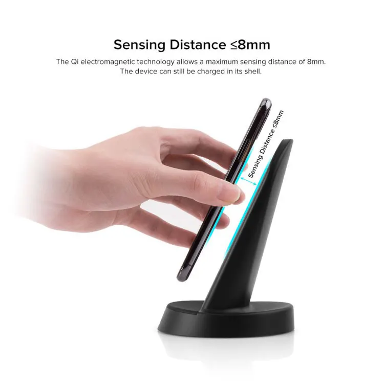 

JCPAL Qi Fast Wireless Charge Stand Dock 7.5W Charger for iPhone XS Max for iPhone XR / 8 and Charger Pad 10W for Samsung S9