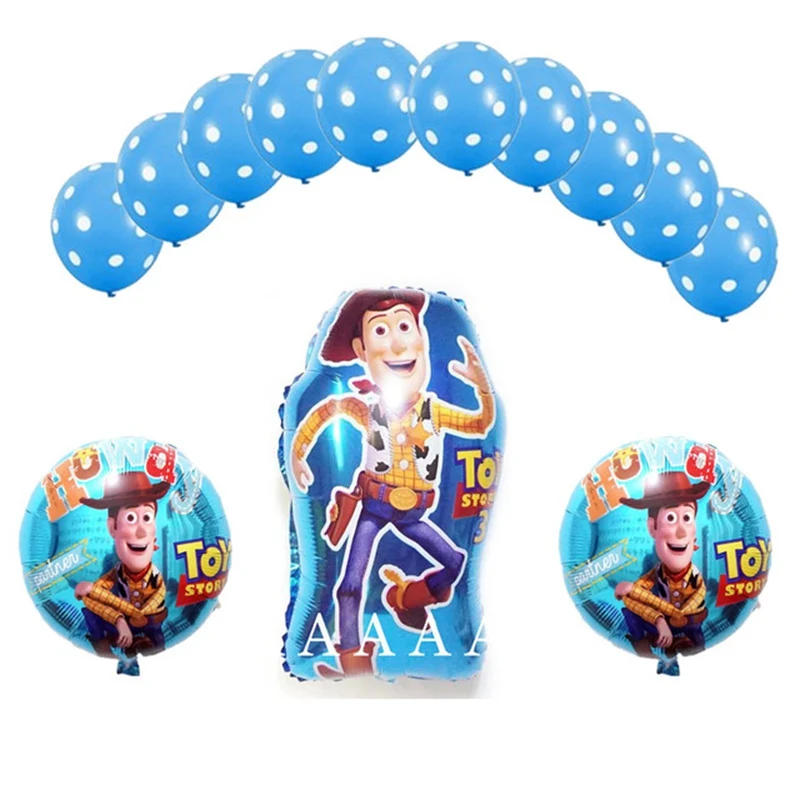 13pc blue set C02 13 шт Смешанные День рождения воздушные шары набор мультфильм Миньоны шар и латексные шары 18 дюймов круглый Миньоны фольгированные шары - Цвет: 13pc blue set C02