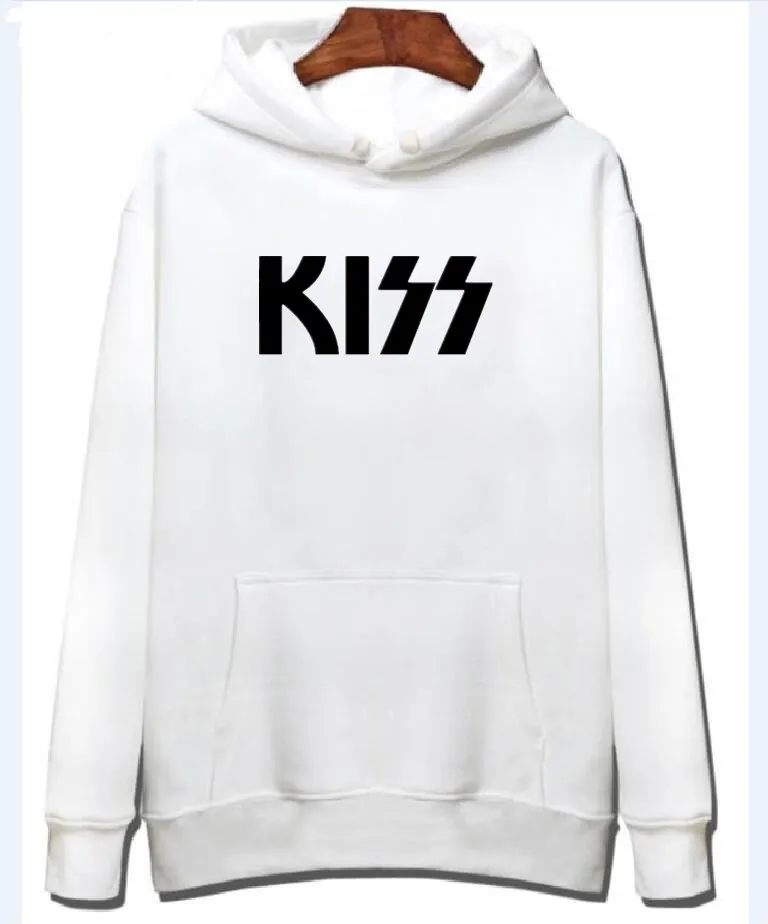 KISS Толстовка С Логотипом Группы Хлопок Зима подростковые Генные симмоны Пол
