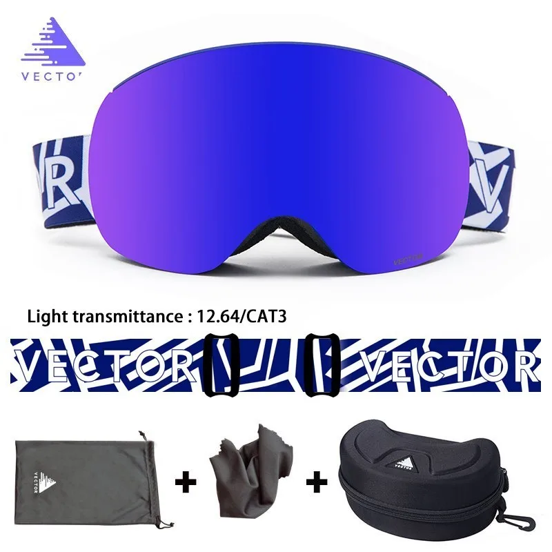 Color 7 OTG характерный принт ремень лыжные очки зимние очки мужские Skibrille Анти-туман сноуборд лыжи женские солнцезащитные очки, для занятий спортом на открытом воздухе - Цвет: Color 7
