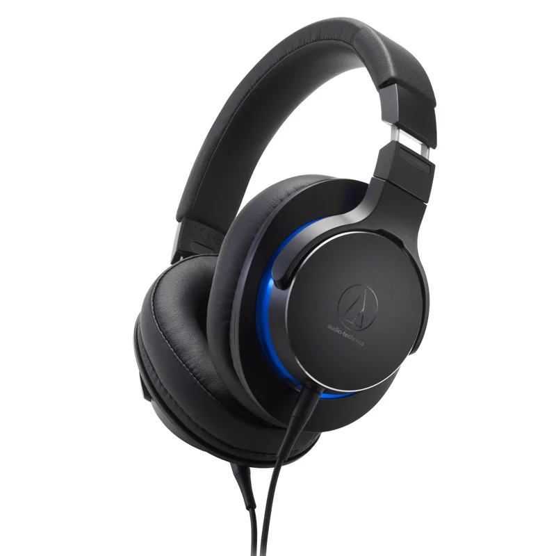 Оригинальные наушники Audio-Technica ATH-MSR7b, профессиональные наушники, гарнитура Hi-Res, портативные Наушники Hi-Fi, сбалансированное соединение - Цвет: black