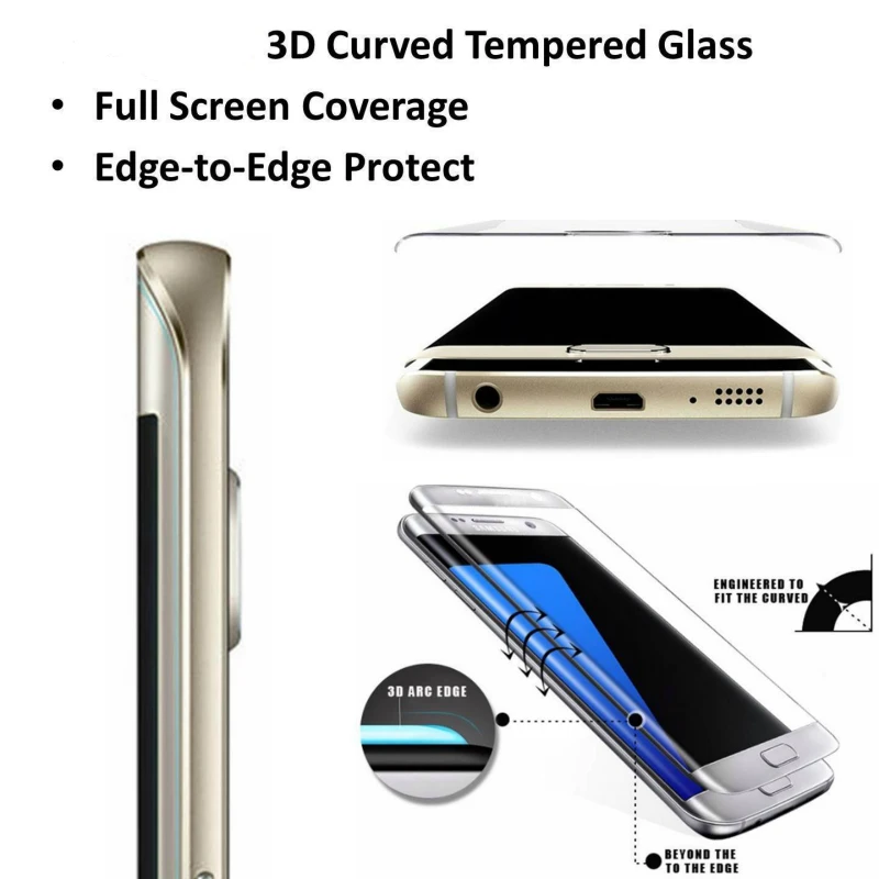 Стекло для samsung Galaxy Note Fan Edition Note7 3D изогнутое полное покрытие закаленное стекло протектор экрана для samsung Note 7 Note FE