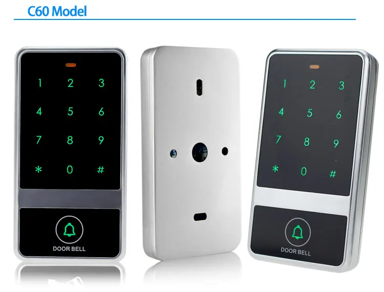 IP65 водонепроницаемая RFID автономная плата управления доступом 125 кГц EM считыватель безопасности сенсорной металлической клавиатурой 10 брелоков копия данных WG26/34