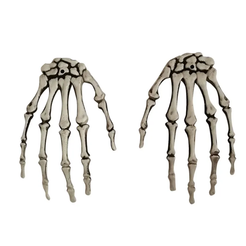 DIY Хэллоуин вечерние украшения кости руки пластиковое Украшение: скелет реквизит