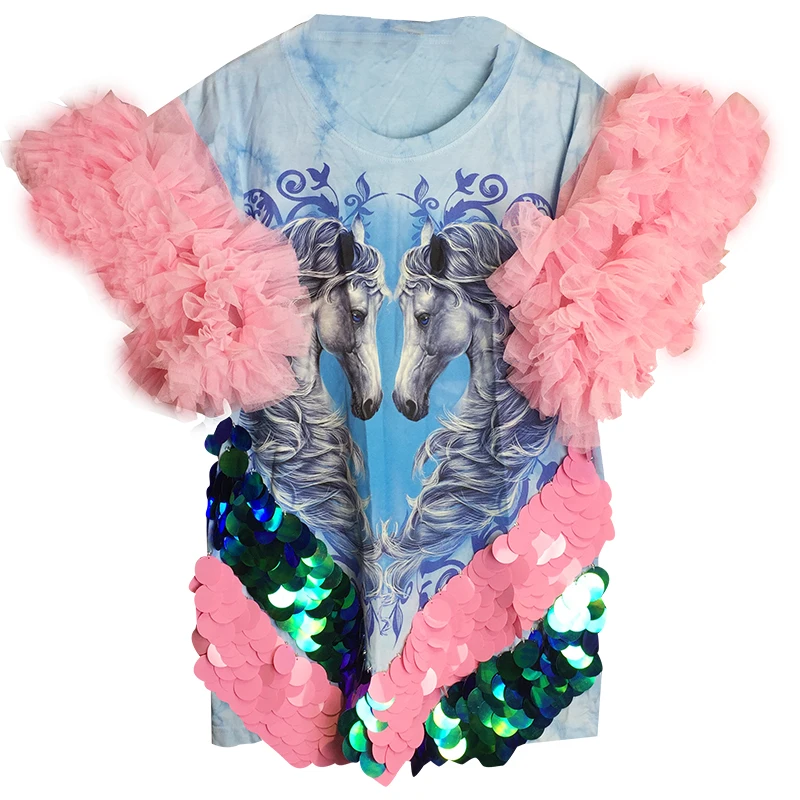 Летняя женская футболка с коротким рукавом Новинка лета 2019 тяжелая хлопковая