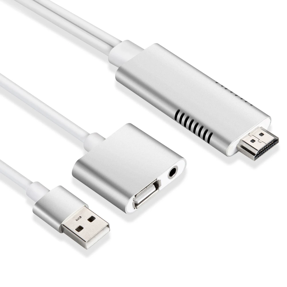 Кабель адаптер HDMI для iPhone Samsung Smart TV 10 шт./лот 1 м 1080P HD 30 Гц|Кабели HDMI| |