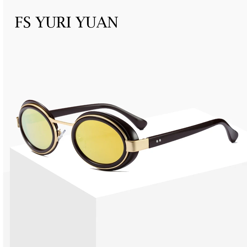 FS YURI YUAN put 2017 новые модные очки Cobain HD линзы UV400 Высокое качество овальные