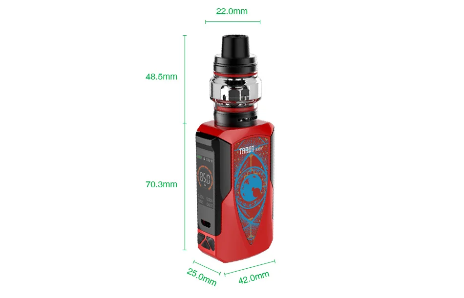 Vaporesso Таро детский 85 Вт TC комплект с 4,5 мл/2 мл NRG SE бак и 2500 мАч встроенный аккумулятор и 0,002 s Скорость Стрельбы комплект электронной сигареты