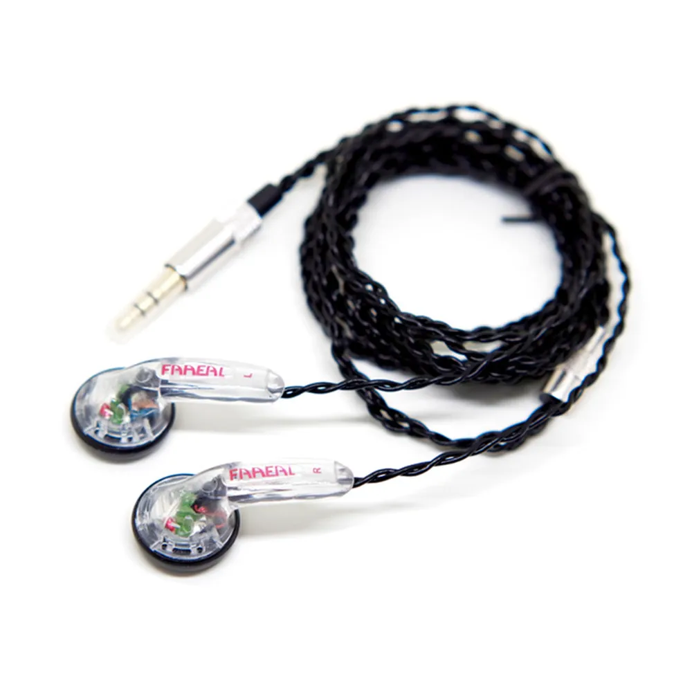 FAAEAL 64ohm 3 5 мм вкладыши HiFi наушники сплава Настроить DIY гарнитура DJ сладкий