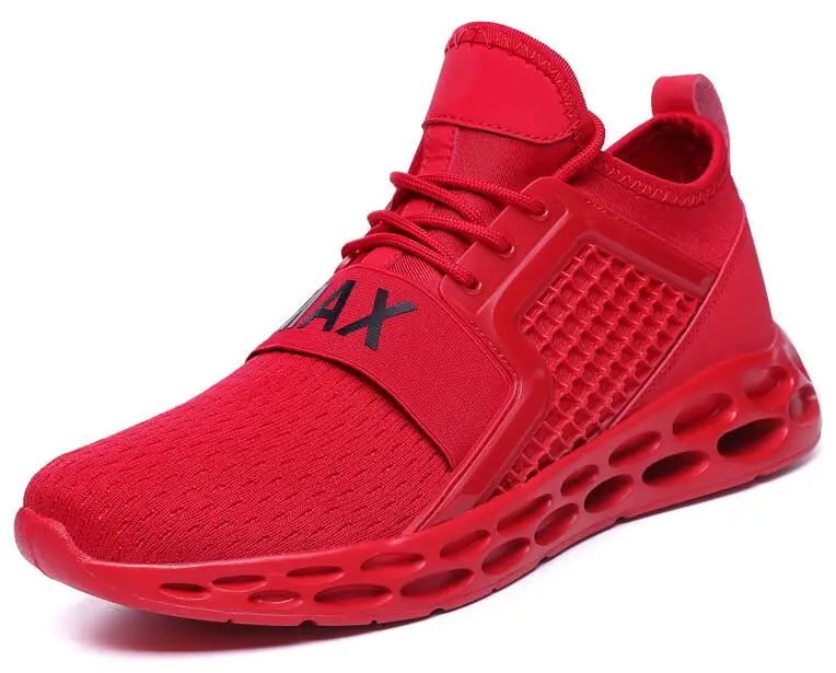 red 3 Мужские Легкие беговые кроссовки на плоской подошве; Masculino Adulto; обувь для мужчин; женские кроссовки; Chaussure Femme; беговые кроссовки - Цвет: red 3