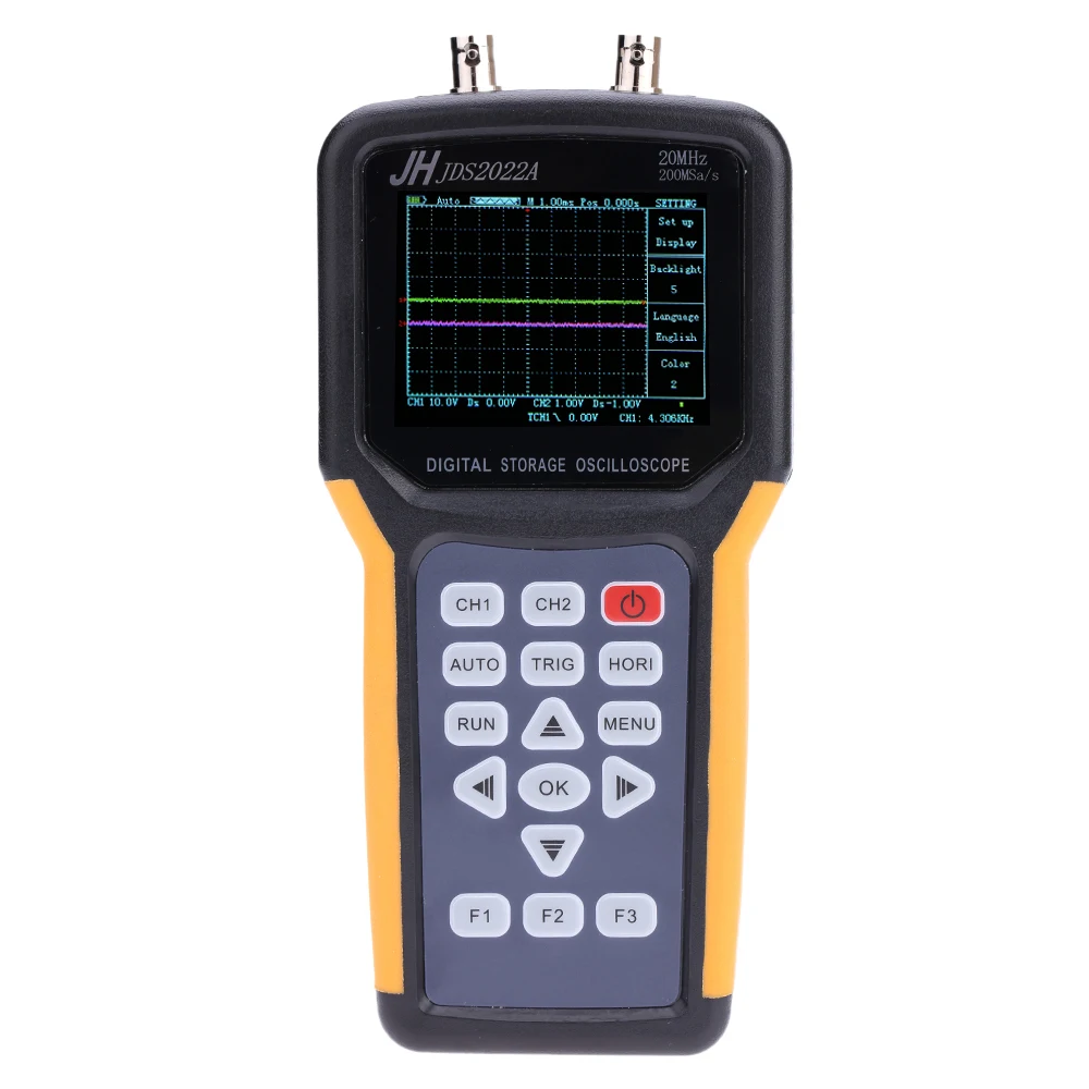 Мини цифровой TFT LCD двухканальный 2 канала Портативный осциллограф osciloscopio