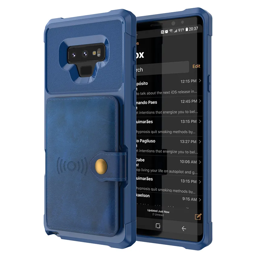 Роскошный чехол-кошелек на магнитной застежке для samsung Galaxy Note 9, S9, s10 Plus, s10e, с подставкой для карт, Гибридный Силиконовый бампер, кожаный чехол-накладка