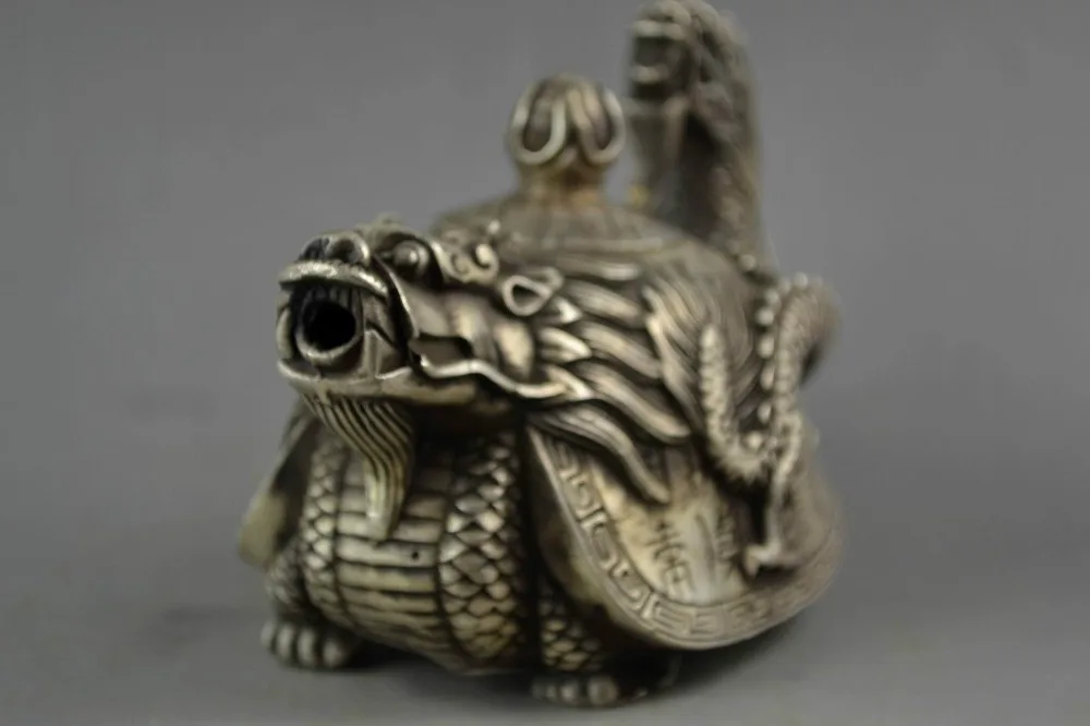 Старое китайское тибетское серебро ручной работы благоприятный Сказочный