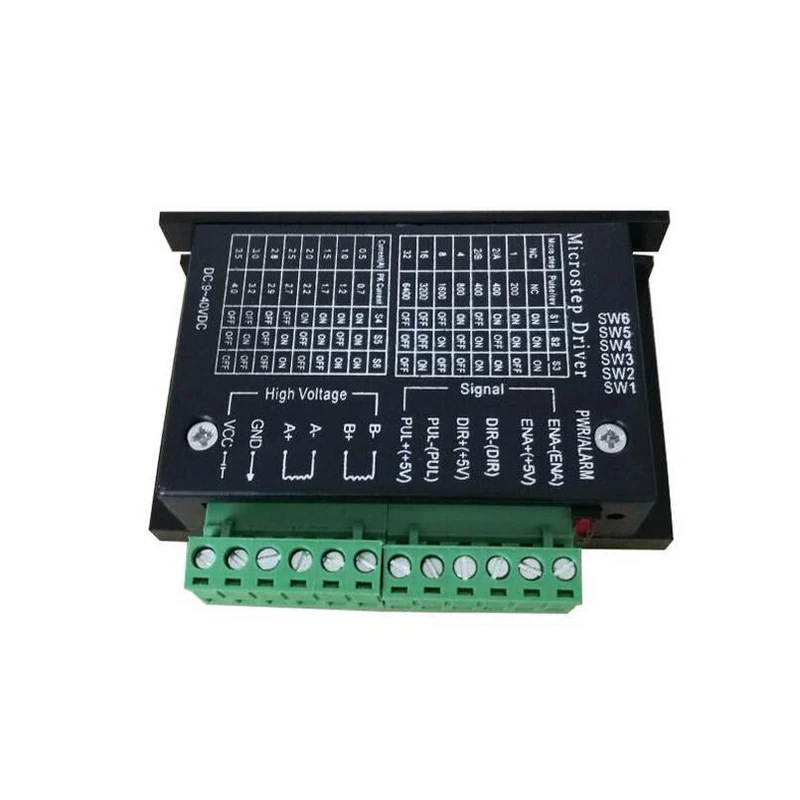 Драйвер шагового двигателя TB6600 5 шт./лот с ЧПУ одноосевой 4A 2/4 фазовые гибридные