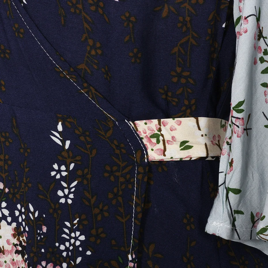Цветочный принт Длинные платья Для женщин Лето 2018 Мода Boho Стиль Макси платье