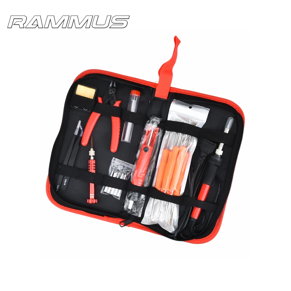 1set 220V 60W Electric Soldering Iron Kit Screwdriver Tweezers Pliers Desoldering Pump Electrician Welding Woodworking Tools | Инструменты