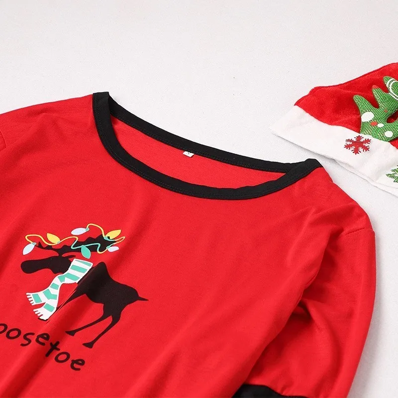 Семейные комплекты 2018 рождественские пижамные подростковые пижамы для мамы папы