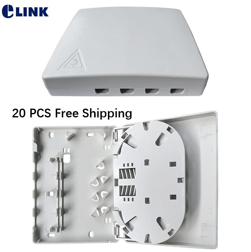Оптоволоконная коммутационная панель ELINK 4 порта 20 шт. | Мобильные телефоны и