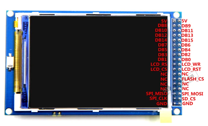 1 шт. 3,2 дюймов TFT ЖК-экран модуль Ultra HD 320X480 для МЕГА 2560 R3 платы