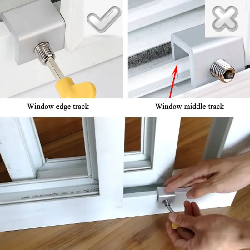 Window Lock home security protection for children Locker for babies locked up Window Stopper Anti-theft Locks Limiter