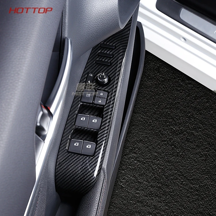 

Window Switch Adjust Lift Panel Cover Trim Garnish Frame For Toyota Camry 2018 2019 8 8th XV70 car styling
